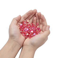 Экологичные прозрачные акриловые бусины&nbsp;TACR-YW0001-01E