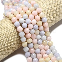 Натуральный Malaysia нефритовые бусы пряди&nbsp;G-L645-A01-8mm-26