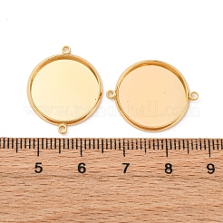 Латуни разъем кабошон сеттинги&nbsp;KK-F898-21E-G