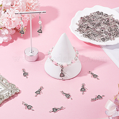 80шт. подвеска-шарм в виде танцовщицы из сплава&nbsp;FIND-SC0011-62