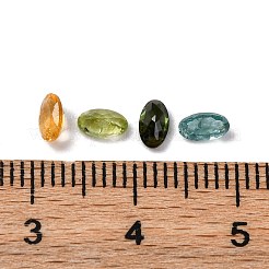 Ограненные натуральные многоцветные турмалиновые кабошоны&nbsp;G-I295-05C-11A