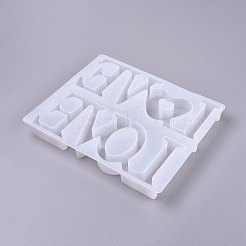 День святого валентина слово любовь силиконовые Молды&nbsp;LS-DIY-K017-18