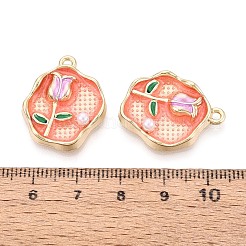 Подвески из эмали&nbsp;ENAM-T024-83A-G