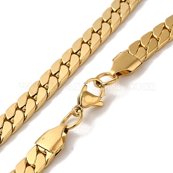 Ионное покрытие (ip) 304 нержавеющая сталь змея цепи ожерелья&nbsp;NJEW-Q337-03G-G