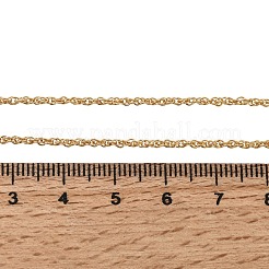 1 мм латунь веревку цепи ожерелья&nbsp;NJEW-L013-11G