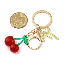 Брелок-подвеска из акрила/смолы в виде фруктов&nbsp;KEYC-JKC01196-01
