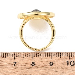 Латунные эмалевые манжеты для женщин&nbsp;RJEW-K264-05G