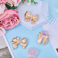 3 шт. 3 стиля броши-банта из цинкового сплава&nbsp;JEWB-CA0001-62