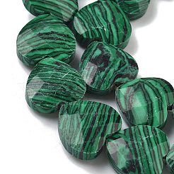 Синтетического малахита бисер нитей&nbsp;G-A309-A19-01