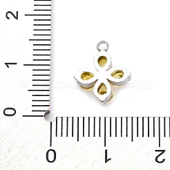 Подвески из нержавеющей стали 304 с микропаве из кубического циркония&nbsp;LS-STAS-U042-06P-04