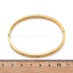 Браслеты из нержавеющей стали 304 со стразами для женщин&nbsp;LS-BJEW-Z092-05G