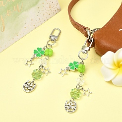 2 шт. подвесные украшения из сплава и акрила&nbsp;HJEW-YW00330