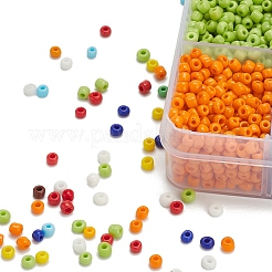 8 цветные стеклянные бусины&nbsp;SEED-YW0001-58