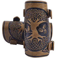 Браслет из шнура дерева жизни из искусственной кожи&nbsp;AJEW-WH0342-88A