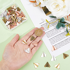 60 шт. 4-х цветные подвески из цинкового сплава в тибетском стиле&nbsp;TIBEP-DC0001-14