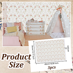 Мини-кукольный домик для гостиной&nbsp;DIY-WH0504-841A-01