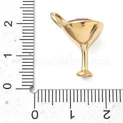 Подвески из нержавеющей стали 304 со стразами&nbsp;STAS-H254-01G