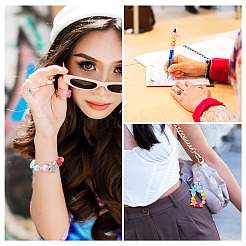 48 шт. 12-х цветные силиконовые бусины-звездочки&nbsp;SIL-TA0001-56