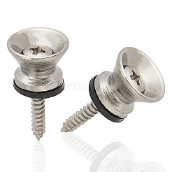 4 комплект гвоздей для крепления гитарного ремня из сплава для акустических и народных инструментов&nbsp;FIND-CN0002-19