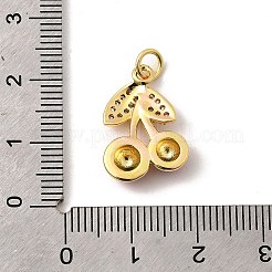 Латунные микро проложить кубического циркония подвески&nbsp;KK-I359-04G