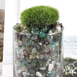 Окрашенные и нагретые натуральные бусины из агата&nbsp;G-J402-04B-03