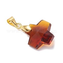 8шт 4 цвета стеклянные подвески&nbsp;PALLOY-JF03997