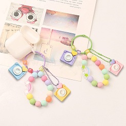 25 шт. 5 цвета непрозрачные подвески из смолы&nbsp;RESI-CJ0003-06