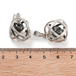 Круглые подвески в форме синтетического немагнитного гематита&nbsp;G-Q163-05P-05