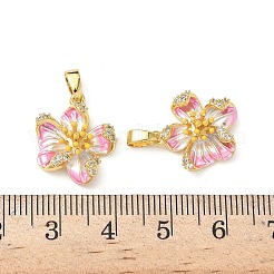 Латунные микро проложить кубического циркония подвески&nbsp;KK-I371-31G-02