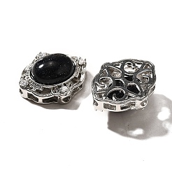 Синтетические синие золотые многожильные звенья&nbsp;KK-M304-04P-13