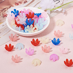 140шт 7 цвета прозрачные акриловые бусины&nbsp;MACR-TA0001-73