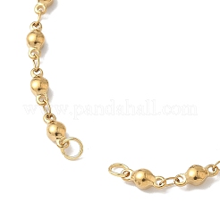 2 шт. 304 нержавеющая сталь звено цепи браслет изготовление&nbsp;AJEW-JB01350