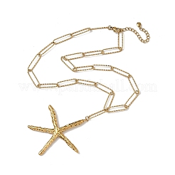 Женские подвески в форме морских звезд из нержавеющей стали 304&nbsp;NJEW-L467-02G