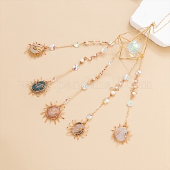 Стеклянные подвесные украшения в виде слезинок&nbsp;PW-WG70020-01