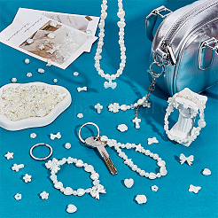 500 шт. 14 стиля акриловых бусин с имитацией жемчуга&nbsp;PACR-OC0001-01