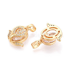 Латунные микро проложить кубического циркония подвески&nbsp;KK-N272-06G