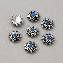 Тибетском стиле сплава кабошоны&nbsp;MRMJ-WH0075-97J