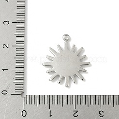 Оправы для подвесок из нержавеющей стали 304 в виде кабошонов&nbsp;LS-STAS-L293-07P