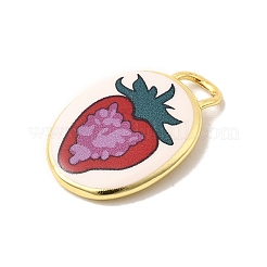 Латунные подвески с принтом&nbsp;KK-K274-07G-18