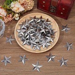 100 шт. 2 стиля железных подвесок и украшений для витрин&nbsp;AJEW-GF0012-15C