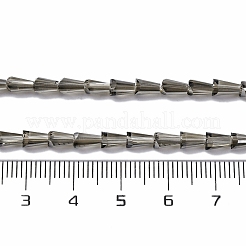 Прозрачные стеклянные бусины гальваническим пряди&nbsp;EGLA-H107-02A-PL01