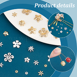 56 шт. 14-х стильный латунный колпачок для бусины&nbsp;KK-PH0006-77