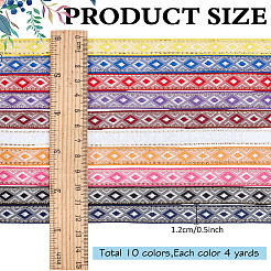 40 ярд двухцветных полиэстеровых лент&nbsp;SRIB-ME0001-08