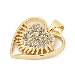 Латунные микро проложить кубического циркония подвески&nbsp;KK-U058-33G