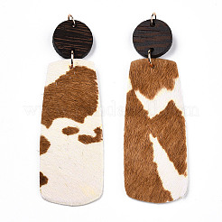 Большие подвески из экологически чистой воловьей кожи&nbsp;FIND-N049-11-07