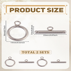2 сумка застежки-тоглы из нержавеющей стали&nbsp;FIND-LP0007-66