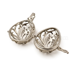 Латунные подвески с ажурной резьбой&nbsp;KK-G283-03P