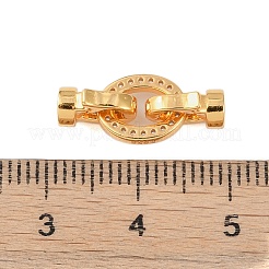 925 серебряная застежка с микропаве из прозрачного кубического циркония&nbsp;STER-P060-45G