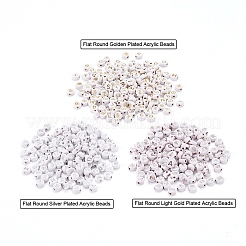 500 шт. Покрытие акриловыми бусинами&nbsp;PACR-YW0001-07