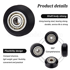 12шт 2-х стилистический пластиковый и стальной шкив&nbsp;AJEW-OC0002-69